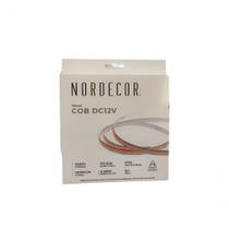 Fita Led Ip20 12w/m 12v Cob 1200lm/m 5mt Nordecor 4000k Fita Led Ip20 12w/m 12v Cob 1200lm/m 5mt Nordecor 4000k
