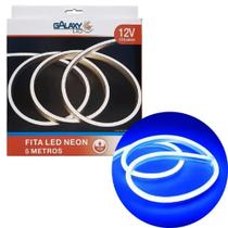 Fita Led Neon 12v 12w/M 5mt Ip65 Azul