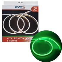 Fita Led Neon 12v 12w/M 5mt Ip65 Verde - GALAXY