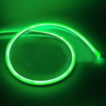Fita Led Neon 5m Alto Brilho Corte 2,5cm FlexivelSiliconada-verde