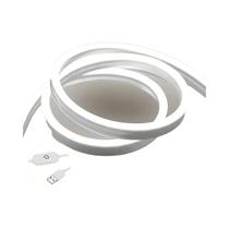 Fita LED Neon Com Sensor De Toque Regulável USB 5V Flexível À Prova d'Água Para Decoração Externa E