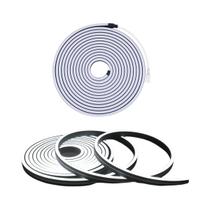 Fita LED Neon Flexível 6MMx12MM Tubo De Silicone Preto Macio À Prova d'Água 1m-5m DC24V Para