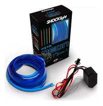 Fita Led Neon Painel Automotiva 5 Metros Azul