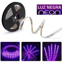 Fita LED Neon Ultravioleta 2 Metros 120 LEDs USB Super Brilhante Casa, Bar e Balada - 194887