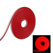 Fita Led Neon Vermelha Prova D'água alto Brilho 12W 5 metros - fredlux
