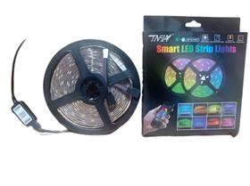 Fita Led Rgb 5050 Bluetooth Colorida Controle App