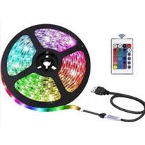 Fita LED RGB 5050 USB Completa 3 Metros Rixme