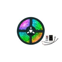 Fita led rgb 6803 1080 lúmens 24w ip67 5 metros com controle e central controladora - lintian Fita led rgb 6803 1080 lúmens 24w ip67 5 metros com controle e central controladora - lintian