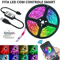 Fita led RGB digital controle por celular