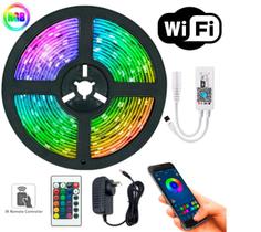 Fita Led Rgb Wifi Inteligente + Fonte