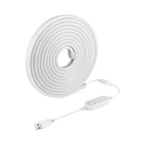 Fita LED RGB WiFi Tuya Smart Life 5V USB Regulável COB Para TV Tela De Computador Alexa