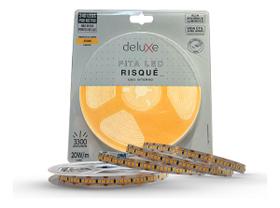 Fita Led Risque 20w 2700k Branco Quente 5 Metros 12v Ip20 240 Leds/m Cod: 192737213 Avant
