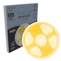 Fita Led Risque 5 Metros 20w/m 240 Leds Branco Quente 3000K