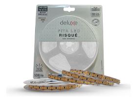 Fita Led Risque Branco Frio 6500k 5m 12v 10w Ip20 Deluxe