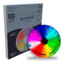 Fita Led Risque IP20 20W/M 240 Leds/M C/5M 12V RGB Avant Fita Led Risque IP20 20W/M 240 Leds/M C/5M 12V RGB Avant