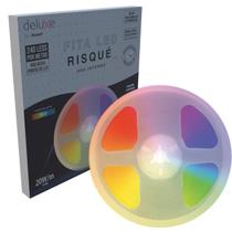 Fita Led Risque RGBW 5 Metros 20w/m 240 Leds Controle Remoto Fita Led Risque RGBW 5 Metros 20w/m 240 Leds Controle Remoto