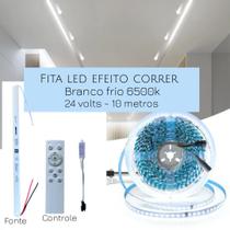Fita Led sequencial progressiva com efeito correr 10M 3528 com fonte e controle