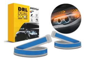 Fita Led Shocklight Dual Color 2 Estágios DRL/Pisca 30cm - 6000K/3000K