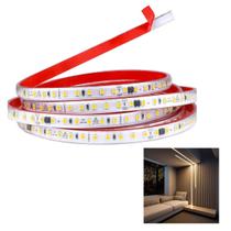 Fita Led SMD 3000K 127V Fita Dupla Face Plug Conector 3 Metros Perfil Sanca Gesso Ambiente Sala Quarto Recepçao Iluminaçao Residencial Comercial Inter