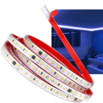 Fita Led SMD Dupla Face Luz Direta Azul 3 Metros Iluminaçao Decoraçao Perfil Sanca Gesso Loja Casa Comercio Gamer Multiuso Fita Led SMD Dupla Face Luz Direta Azul 3 Metros Iluminaçao Decoraçao Perfil Sanca Gesso Loja Casa Comercio Gamer Multiuso