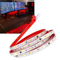 Fita Led SMD Dupla Face Sanca Gesso Sala Quarto Residencia Comercial Recepçao Iluminaçao Vermelha Multiuso Fita Led SMD Dupla Face Sanca Gesso Sala Quarto Residencia Comercial Recepçao Iluminaçao Vermelha Multiuso