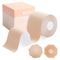 Fita Levanta Seios Okela 4,9m x 5cm Bege 2pcs Pétalas Fita Levanta Seios Okela 4,9m x 5cm Bege 2pcs Pétalas