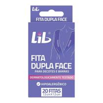 Fita Lib Dupla Face para Decotes e Barras 20 Unidades Fita Lib Dupla Face para Decotes e Barras 20 Unidades