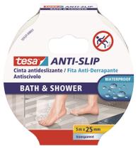 Fita/Lixa Antiderrapante para Banheiro/Box 25mmX5m Branca Tesa 55533 Fita/Lixa Antiderrapante para Banheiro/Box 25mmX5m Branca Tesa 55533