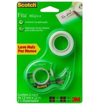 Fita Magica 12MM X 10M 2 Rolos 1 Suporte