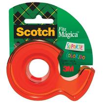 Fita Magica 19MM X 10M 3M SCOTCH C/ Dispenser Laranja