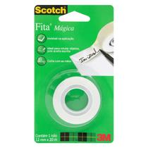 Fita Magica Adesiva Transparente 810 12mmx20m - 3M