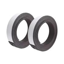 Fita Magnética Autoadesiva Flexível 10/15mm Para Geladeira DIY Foto Pôster Cortável Magnéticos De