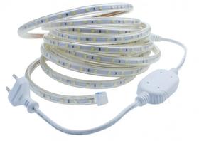 Fita Mangueira LED 10 metros 110V (Branco Frio) com Conector