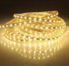 Fita Mangueira Led 5050 Branco Quente 110v 30m + Adaptador Fita Mangueira Led 5050 Branco Quente 110v 30m + Adaptador