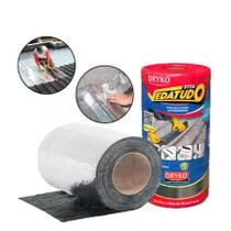 Fita Manta Asfáltica 30cm 2un + Primer Asfáltico 3,6 Kit Aplicação Fita Metalizada Telha Vedatudo Fita Manta Asfáltica 30cm 2un + Primer Asfáltico 3,6 Kit Aplicação Fita Metalizada Telha Vedatudo