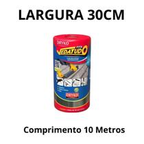 Fita Manta Asfaltica Adesiva Telhados Escolha o Tamanho DRYKO Reparo Em Telhados AntiGoteira e Furos