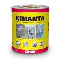 Fita Manta Asfáltica Aluminizada 20cm X 10m - Ciplak