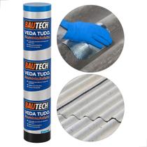 Fita Manta asfáltica auto adesiva Aluminizada Vedatudo Bautech 90cm x 10mt Fita Manta asfáltica auto adesiva Aluminizada Vedatudo Bautech 90cm x 10mt
