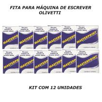 Fita maquina de escrever olivetti kit 12 unidades Fita maquina de escrever olivetti kit 12 unidades