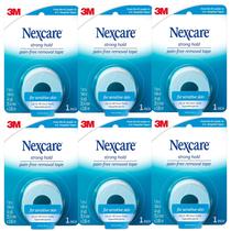 Fita Médica Nexcare para Pele Sensível e Baixo Trauma 6 Rolos Fita Médica Nexcare para Pele Sensível e Baixo Trauma 6 Rolos