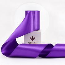 Fita MEEDEE Purple Lux de cetim dupla face 7,5 cm x 10 m Fita MEEDEE Purple Lux de cetim dupla face 7,5 cm x 10 m