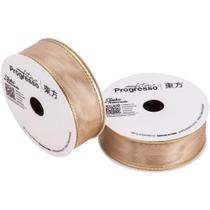 Fita Metalizada 15MM X 10M Ouro ARAMADA Progresso Fita Metalizada 15MM X 10M Ouro ARAMADA Progresso