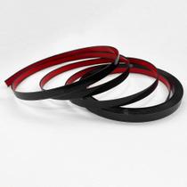 Fita Metalizada Auto Colante PVC 11mm p Decoração de Móveis e Paredes Preto 5M Fita Metalizada Auto Colante PVC 11mm p Decoração de Móveis e Paredes Preto 5M