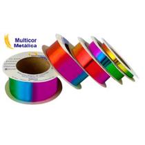 Fita Metaloide Decorativa 10MM X 50M Multicor Brilho e Versatilidade Fita Metaloide Decorativa 10MM X 50M Multicor Brilho e Versatilidade