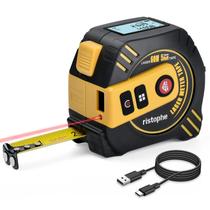 Fita métrica a laser Ristophe 60m com fita métrica de 16 pés