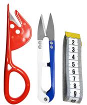 Fita Métrica Abridor Casa Tesoura Arremate Costura Tecido.