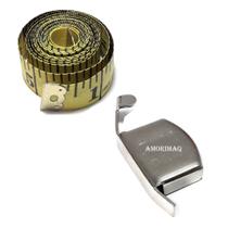 Fita Métrica Cor Amarelo e Guia De Costura Com Imã Para Costura Patchwork