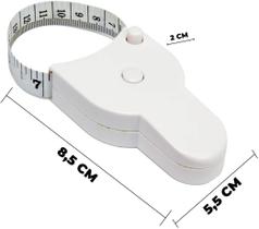 Fita Metrica Corporal Para Medição Corpo Cintura Automática Circunferência Métrica Medida