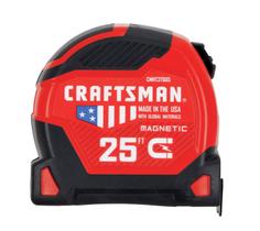 Fita métrica CRAFTSMAN PROREACH 25 pés/7,6 m com gancho magnético