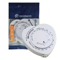 Fita Métrica IMC Trena Índice de Massa Corporal Incoterm Fita Métrica IMC Trena Índice de Massa Corporal Incoterm